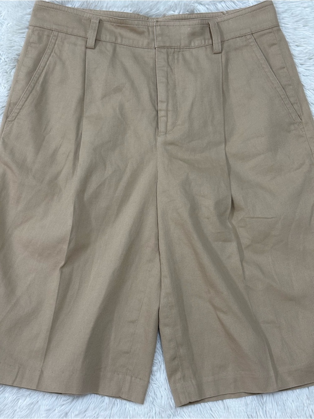 Vince Beige/Tan Waistband Detail Pants - Picture 4 of 9